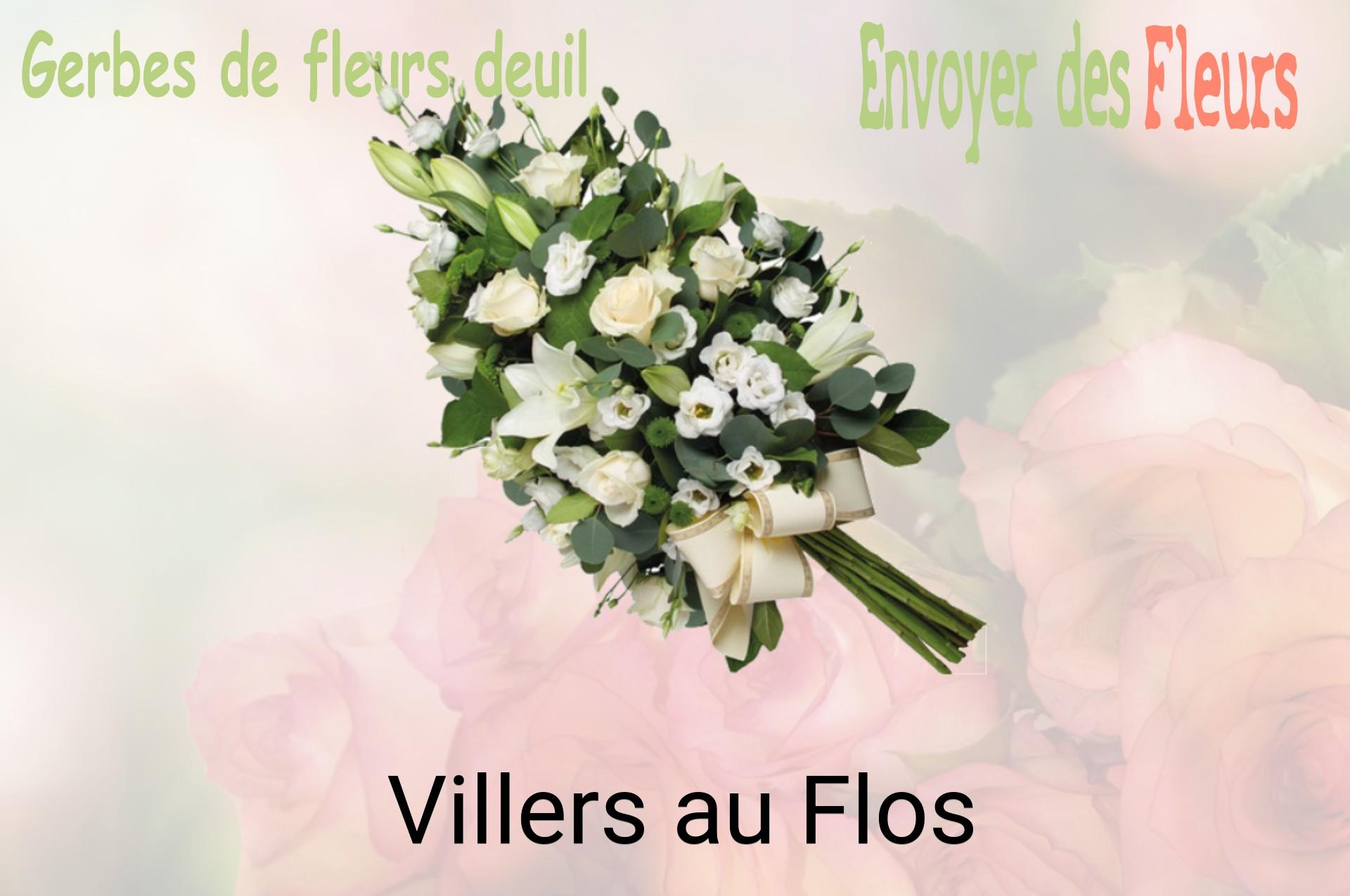 Gerbe de fleurs de deuil livrée à Villers-au-Flos
